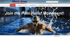 Desktop Screenshot of moveeasypainrelief.com